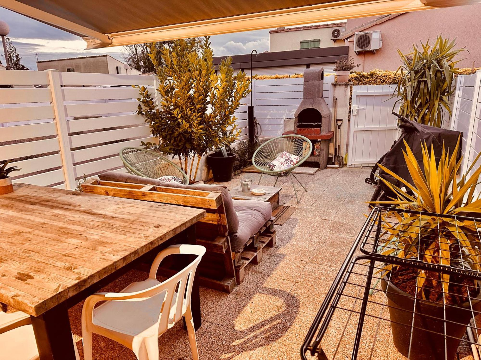 Residence Le Sunset Marseillan-Plage, Entre Mer Et Lagune De Thau, Etape Velo, Famille, Couple, Vrp, Toutou Admis, Jardin, Parking Prive Gratuit, Velos, Clim, Wifi Fibre Gratuite, Commodites, Plage Et Piste Cyclable A Proximite, 6 Couchages Nous Cont Exteriér fotografie